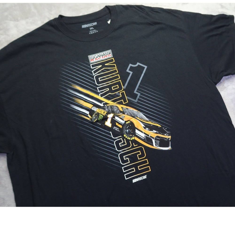 NASCAR‎ Kurt Busch Ganassi Racing T Shirt Men's 2XL Chevrolet Camaro No 1